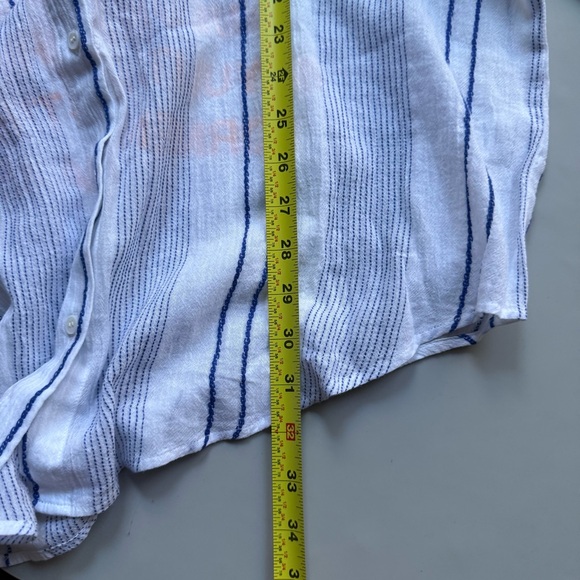 Sundry Destinations Stripe Shirt Dress Cotton Travel Print Size 4 / Small - Picture 7 of 11